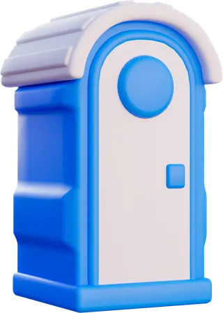 Portable Bathroom  3D Icon