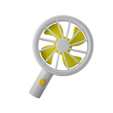 Portable Fan  3D Icon