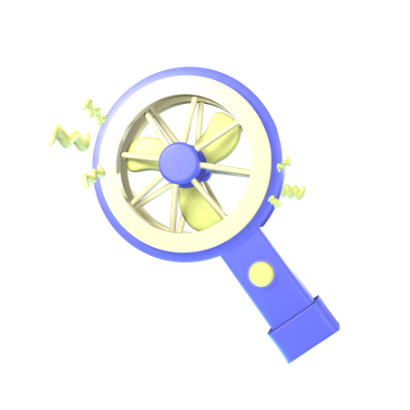 Portable Fan  3D Icon