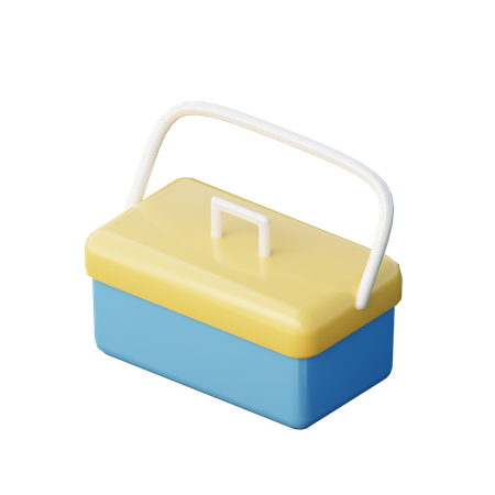 Portable Freezer Box  3D Icon
