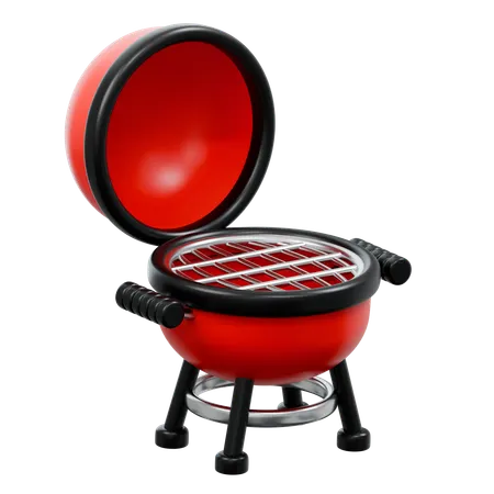 Portable Grill  3D Icon
