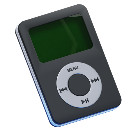 Portable Music Player  3D Icon
