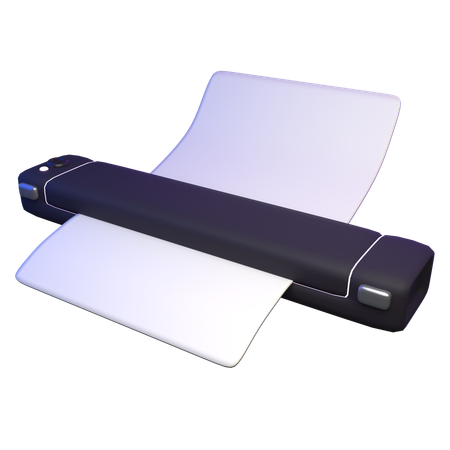 Portable Printer  3D Icon