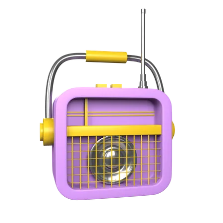 Portable Radio  3D Icon