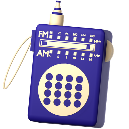 Portable Radio  3D Icon