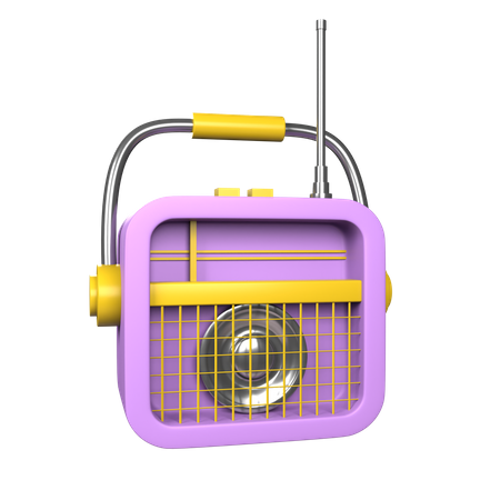 Portable Radio  3D Icon