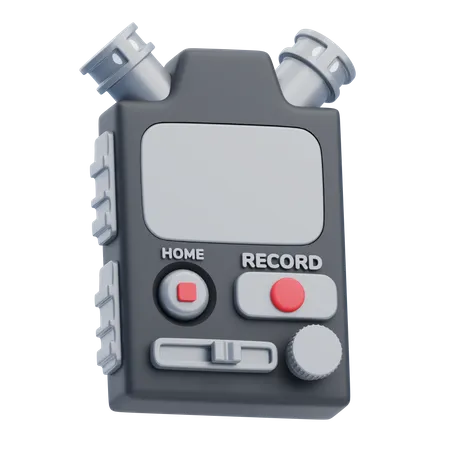 Portable Recorder  3D Icon