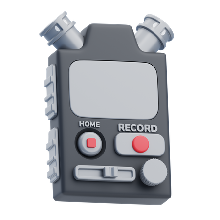 Portable Recorder  3D Icon