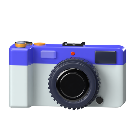 Portable Retro Camera  3D Icon