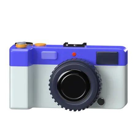 Portable Retro Camera  3D Icon