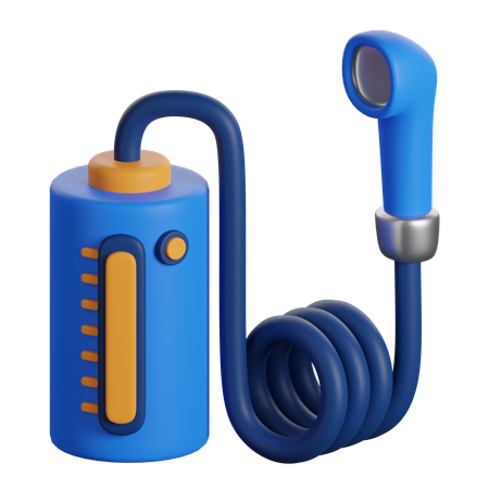 Portable Shower  3D Icon