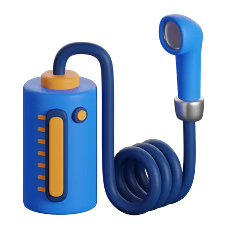 Portable Shower  3D Icon