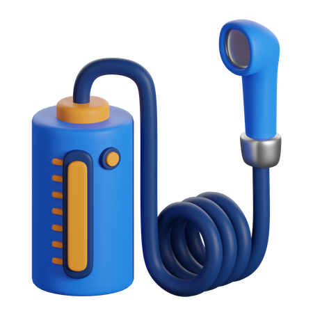 Portable Shower  3D Icon