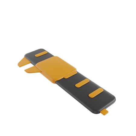 Portable Speed Breaker  3D Icon