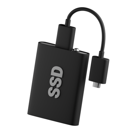 Portable ssd  3D Icon