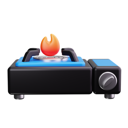 Portable Stove  3D Icon