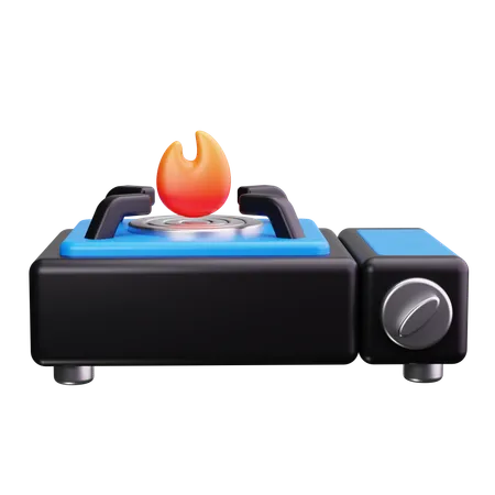 Portable Stove  3D Icon