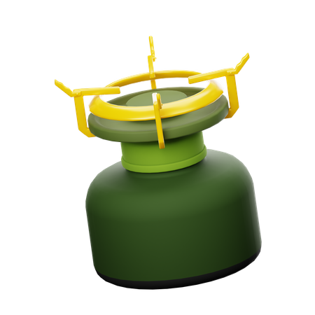 Portable Stove  3D Icon