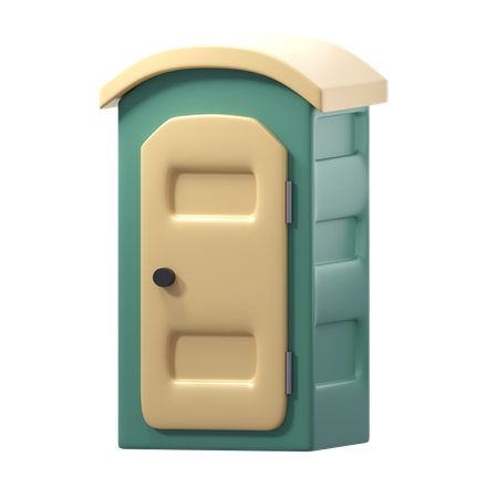 Portable Toilet  3D Icon