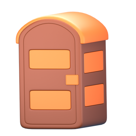 ポータブルトイレ  3D Icon
