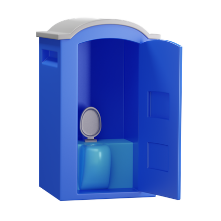 Portable Toilet  3D Icon
