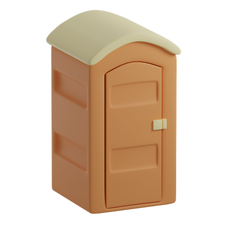Portable Toilet  3D Icon