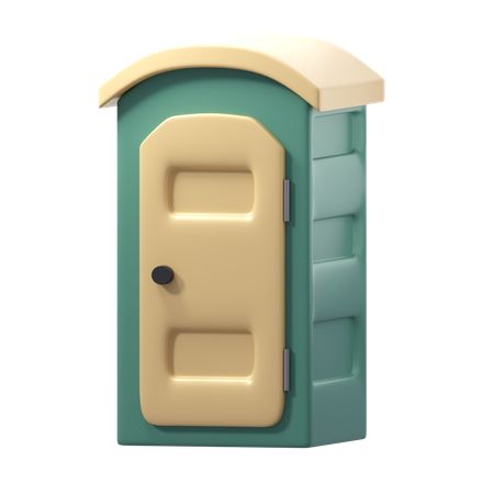 Portable Toilet  3D Icon