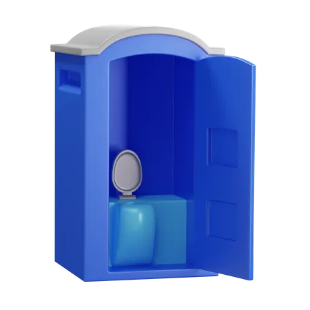 Portable Toilet  3D Illustration