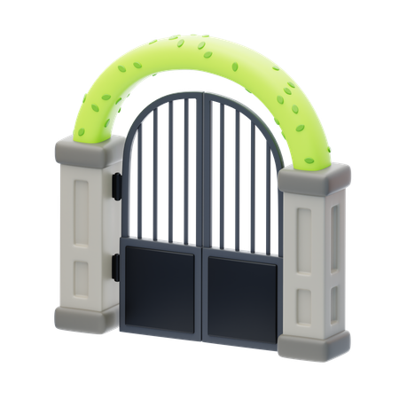 Porte du jardin  3D Icon