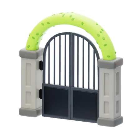 Porte du jardin  3D Icon