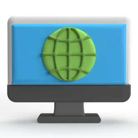 Portail Internet  3D Icon