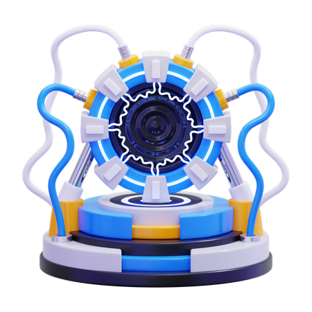 포털 머신  3D Icon