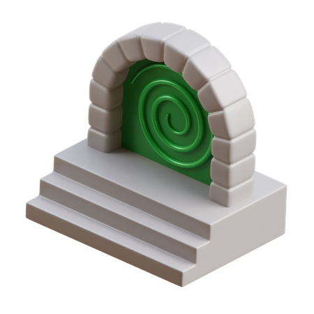 Portal mágico  3D Icon