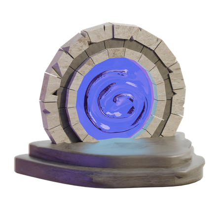 Portal mágico  3D Icon