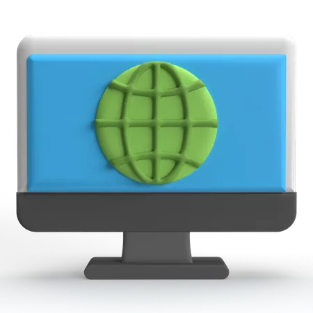 Portal web  3D Icon