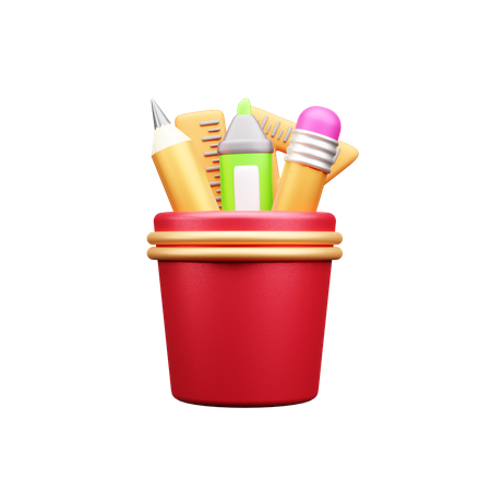 Portalápiz  3D Icon