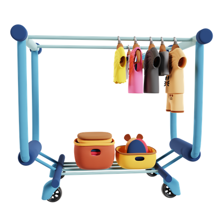 Porte-vêtements pour enfants  3D Icon