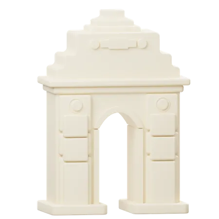 Portão indiano  3D Icon