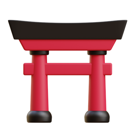 Portão Tori  3D Icon