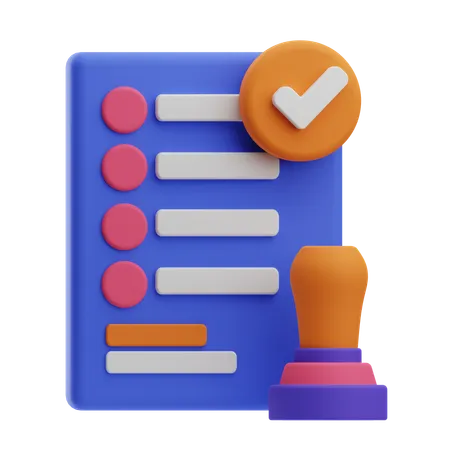Portapapeles de tareas  3D Icon