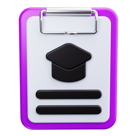 Portapapeles  3D Icon