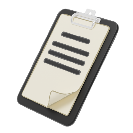 Portapapeles  3D Icon