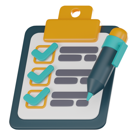 Portapapeles  3D Icon