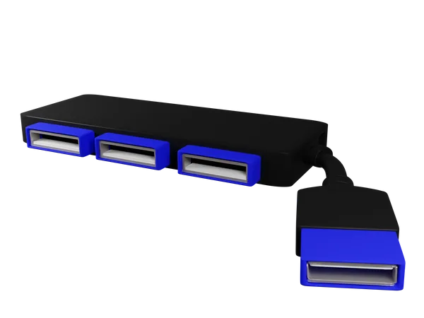 Portas USB  3D Illustration