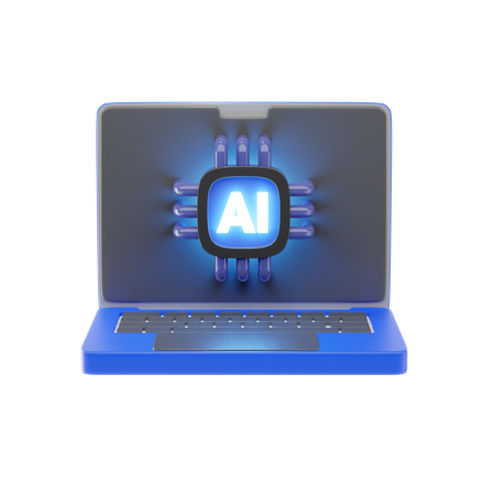 Computadora portátil  3D Icon