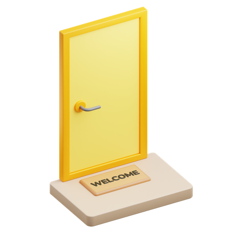 Porte  3D Icon