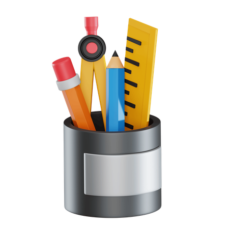 Porte-crayons  3D Icon