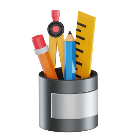 Porte-crayons  3D Icon