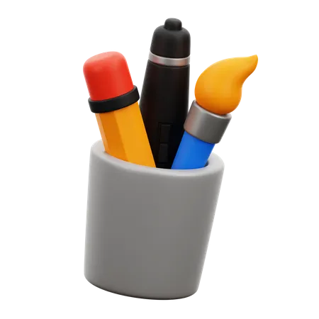 Porte-crayons  3D Icon