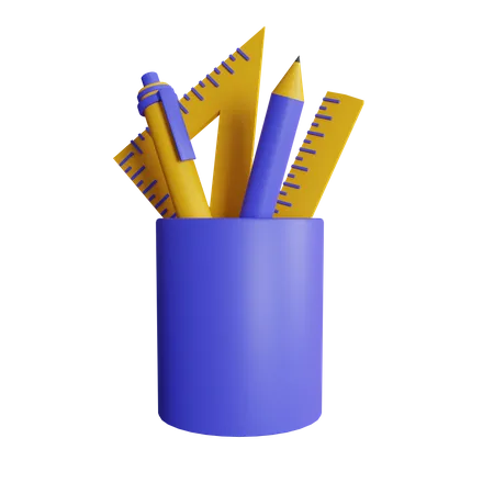 Porte-crayons  3D Icon